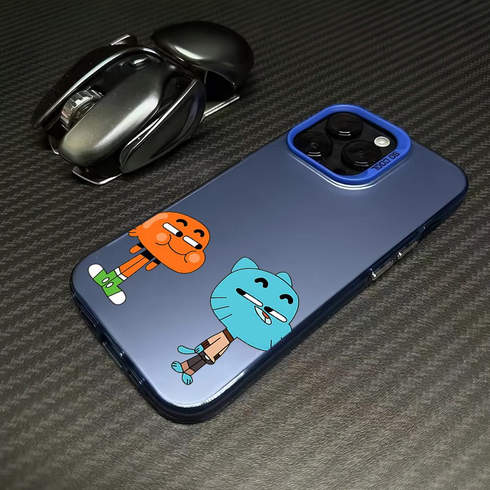 Magical World Gumball Phone Case For iPhone 17 16 15 14 13 12 11 Mini Pro Max X XR XSMAX 8 7 Air Plus Anti Fall Matte Back Cover