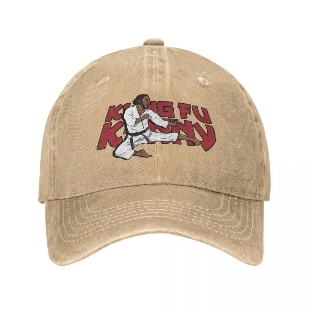 Kendrick Lamar Kung Fu Kenny Washed Denim Baseball Cap Snapback Cowboy Hat Men Women Cap Casquette Gorras