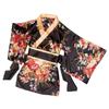 Party City Tokimeki Graffiti Cosplay Kimono Japanesque Black BOX Women's