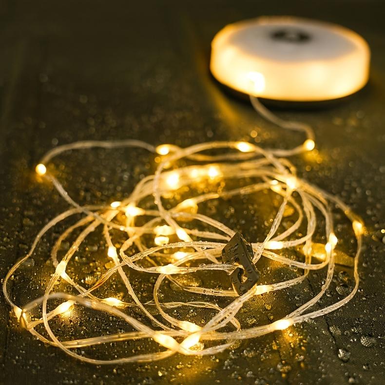Luce Stringa LED da Campeggio 10m, 8 Modalità Magnetica Impermeabile da Esterno per Tenda Luce Decorativa,
