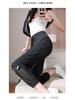 Women's Quick-Dry Ice Silk Drawstring Harem Pants - Loose, Cuffed, Slimming Nine-Point Running & Fitness Pants for Summer