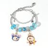 Cute Cartoon Charms Bracelet Women Men Zinc Alloy Adjustable Chain With Kuromi Cinnamoroll My Melody Hello Kitty
