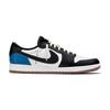 Jordan X Travis Scott Air Jordan 1 Travis Scott X Collaboration 11.0 Leather Magic Low Top Vintage Basketball Shoes DZ4137-700(Team1677-)