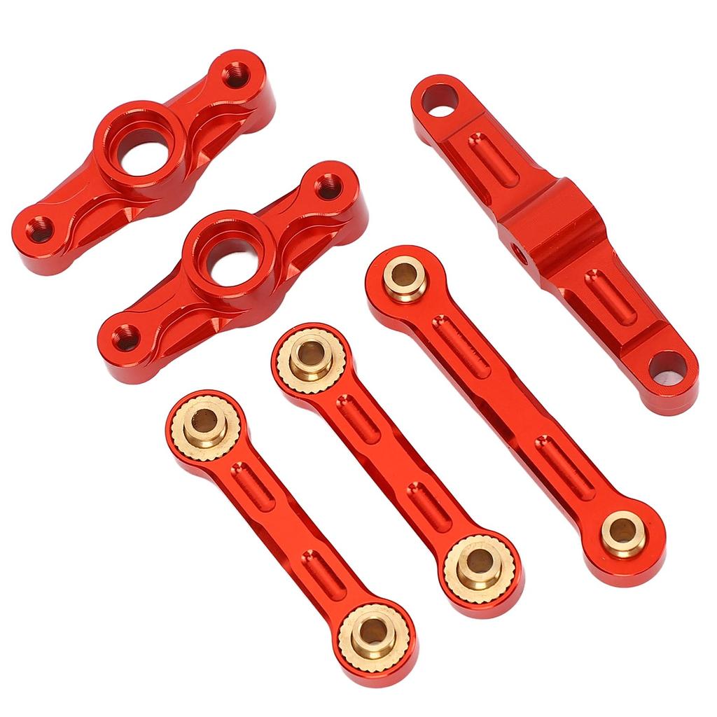 RC Car Steering Tie Rod Alloy Enhanced Performance Steering Assembly Upgrade Parts for  02 RC Car