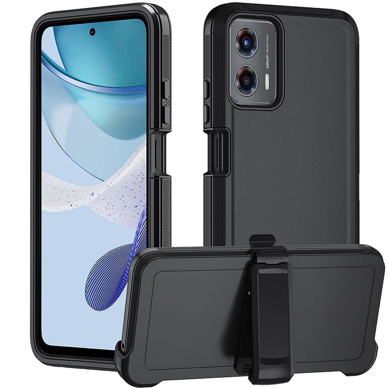 Moto G Power 5G 2024 Drop-Proof Protective Case, Three-in-One Design, Cross-Border Compatible.