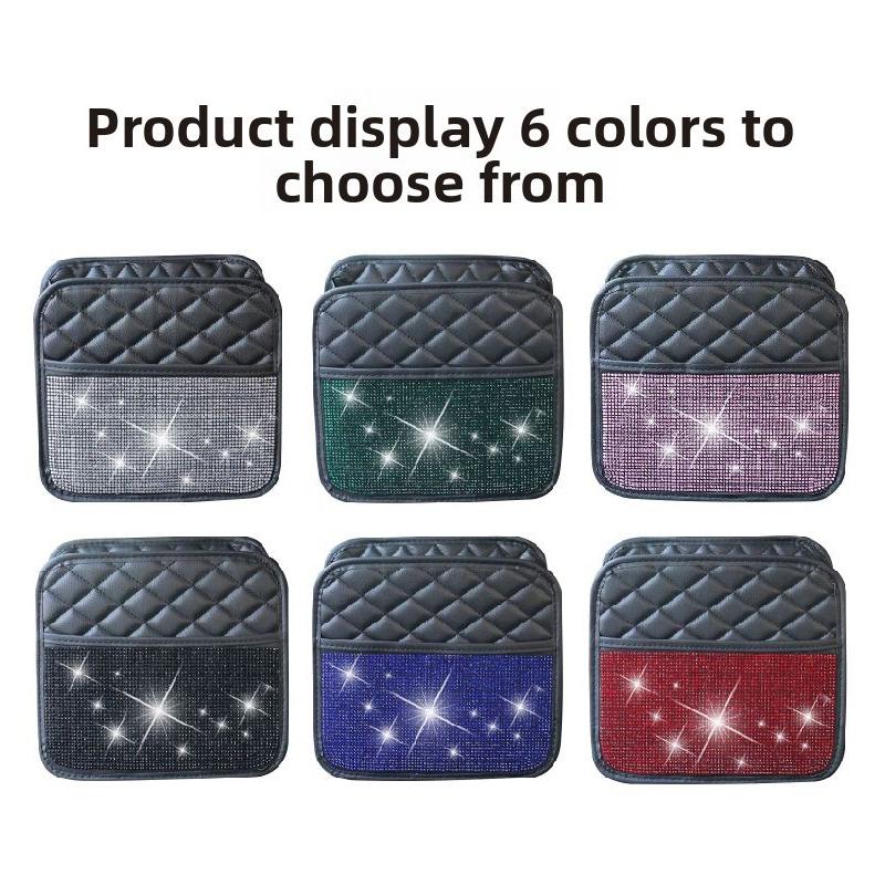 Car Seat Back Hanging Storage Bag For Holding Sunglasses Phones,Tissue,Water Cup,Sundries Tidying Pocket Portable Organizer Case