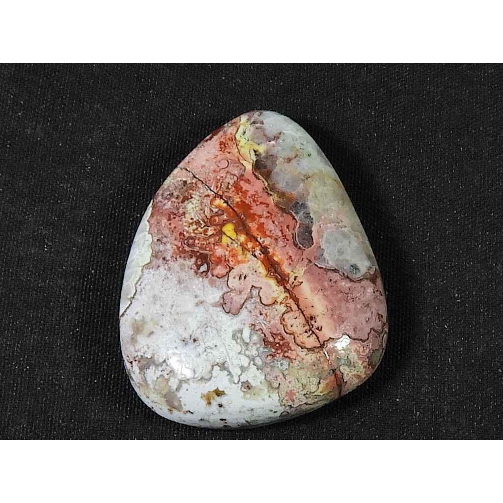 Natural Crazy Laze Agate Oval Cabochon Loose Gemstone 23X39X07MM SK-1889