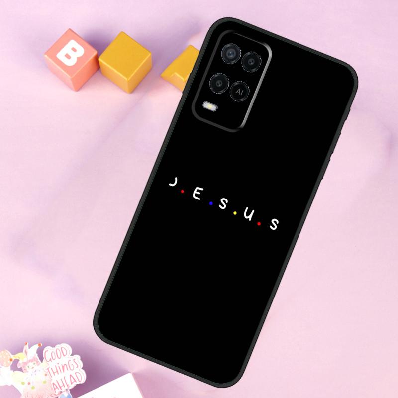 Jesus Case For Oppo A6 A5 Pro A15 A16 A76 A96 A17 A57 A98 A58 A78 A18 A38 A54 A74 A94 A40 A60 A80