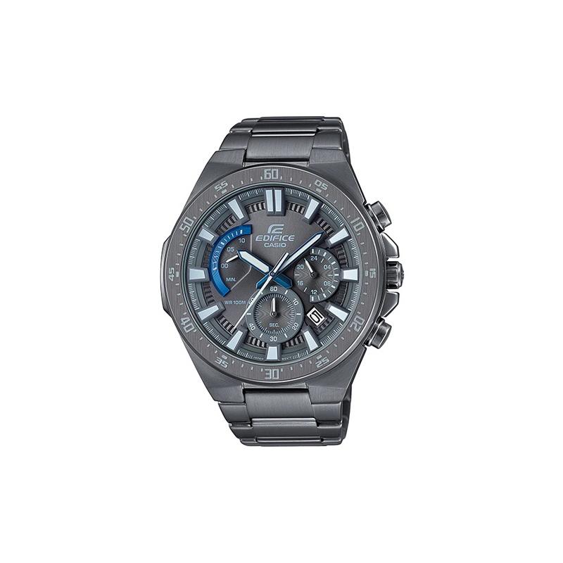 

Casio EDIFICE series 100 meters waterproof quartz movement stainless steel strap Japanese and Korean watch men s watch gray dial EFR-563GY-1A серый