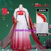 ZJB Maomao Red Dress Cosplay Costume (The Apothecary Diaries) Halloween Anime Outfit for Women