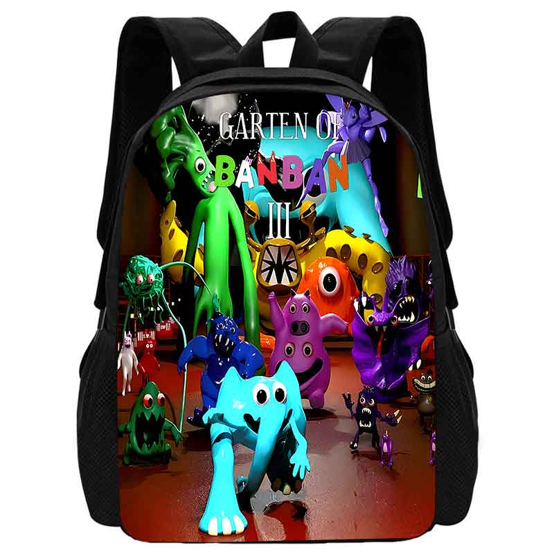 

Школьные сумки Garten of BanBan для мальчиков и девочек Mochila of Cartoon School Children Backpack, легкие детские сумки, лучшие подарочные игрушки 15 inches