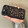 Case For RENO 15 13 14 PRO 15F 13F 11F 12F OPPO A3 A5 A6 PRO A3X A5X A6X  Soft Y2K Leopard Print Shockproof Bumper Cover