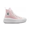 Converse All Star Move High Top Canvas Shoes Kids Sneakers Pink White A03629C