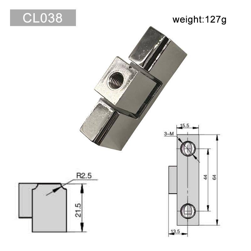 CNLD Small Size Zinc Cabinet Hinge CL035/CL038 Hot Sale Locks for Electric Cabinets