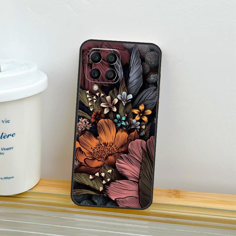 Painting Flowers Nature Leaves Case For Samsung Galaxy M21 M31 M11 M13 M54 M34 M14 M56 M36 M16 M53 M32 M52 M35 M55 M15 M06