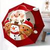 1 Stück Weihnachts-Nikolaus Automatisches Öffnungs-/Schließschirm, Ideales Geschenk für Fans zum Geburtstag, Weihnachten, Trendige Mode y250828055