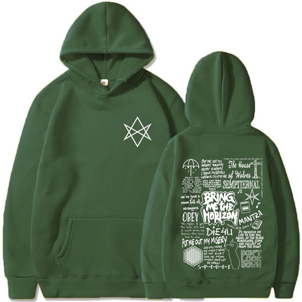 Bmth Rock Music Shirt Bring Me Horizon Hoodie Harajuku Pullover Tops Sweatshirt Fans Gift Tops