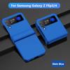 Fashion Hard Case for Samsung Galaxy Z Flip 3 4 Z Fold 3 4 5G Z Flip3 Z Flip4 Protection Luxury Foldable Shockproof Skin Feel Plain Back Cover