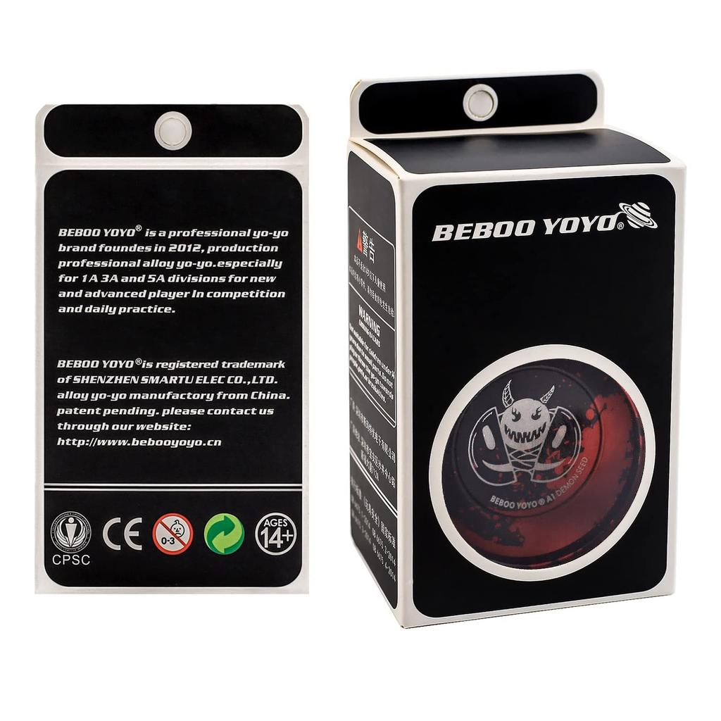 Bind Yo-Yo, Kids' Metal Yo-Yo for Beginners, Replacement High-Precision Ball Bearings, Gloves, Bearing Stickers, 3 Yo-Yo Strings, and Accessory
