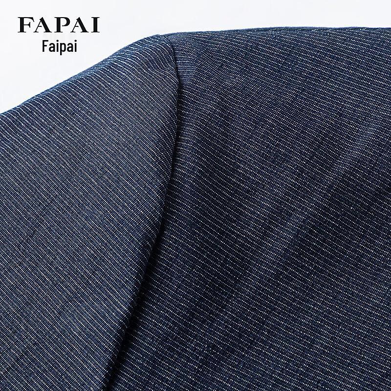 FAPAI Men's Cotton Blend Casual Blazer