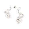 Les Trésors De Lily [J3517] - Silver 'Choréographie' Silver Earrings (rhodium-plated) - 27x13 Mm