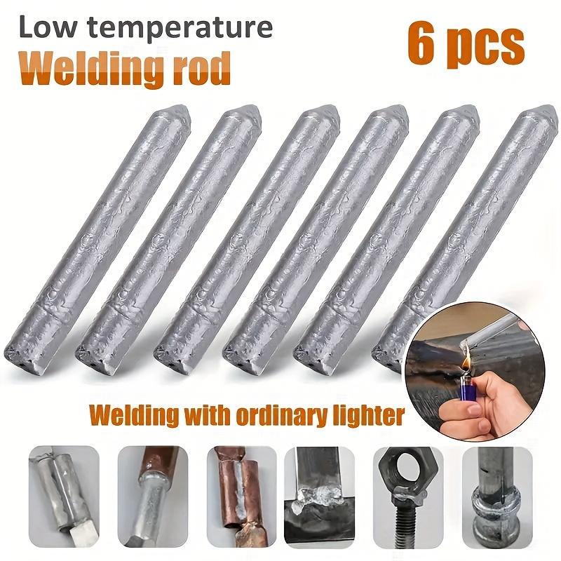 

6pcs Easy-Melt Low Temperature Welding Rods for Water Tanks & Pipes - Versatile, for Stainless Steel, Copper, Iron, Aluminu Aluminium