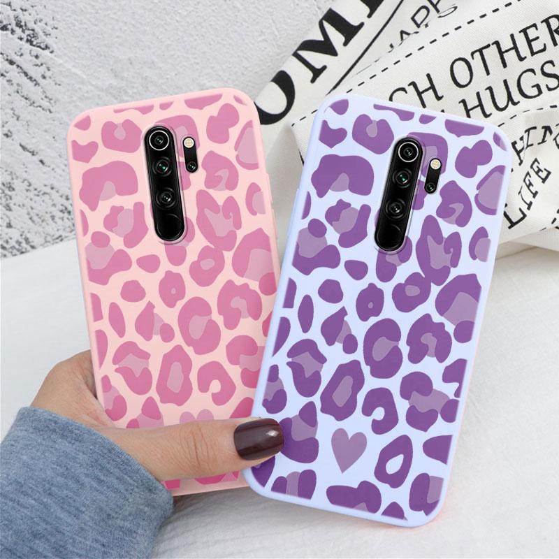 Case For Redmi Note 8 Pro Soft Silicone TPU Back Cover Case Protective Coque For Redmi Note8 Pro Shell Leopard Painted Bumper