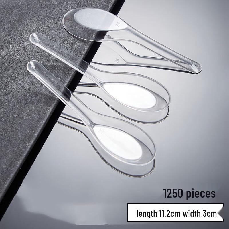 Nuoxian Food Grade Transparent Disposable Spoons