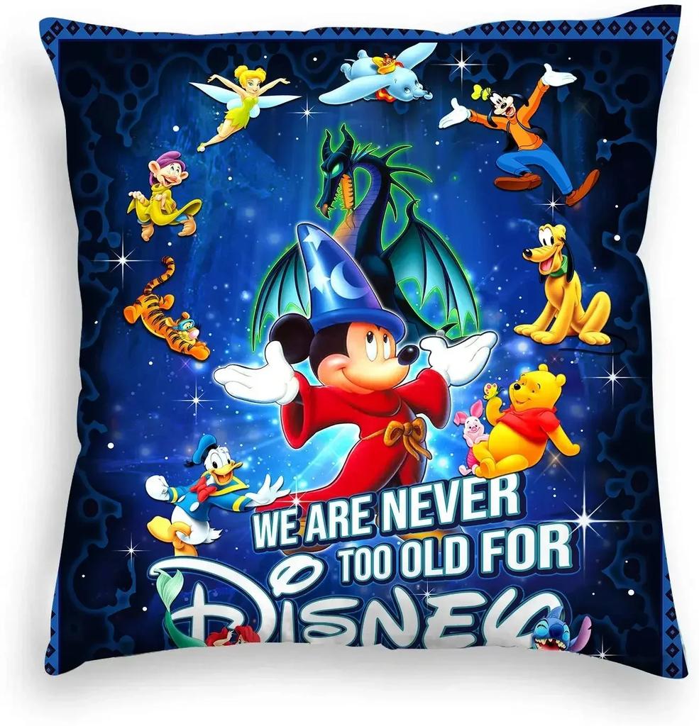 Federa Cuscino Disney Topolino Topolino Minnie Copricuscino per Divano Soggiorno Adatta per Decorazione Casa Camera da Letto Stanza
