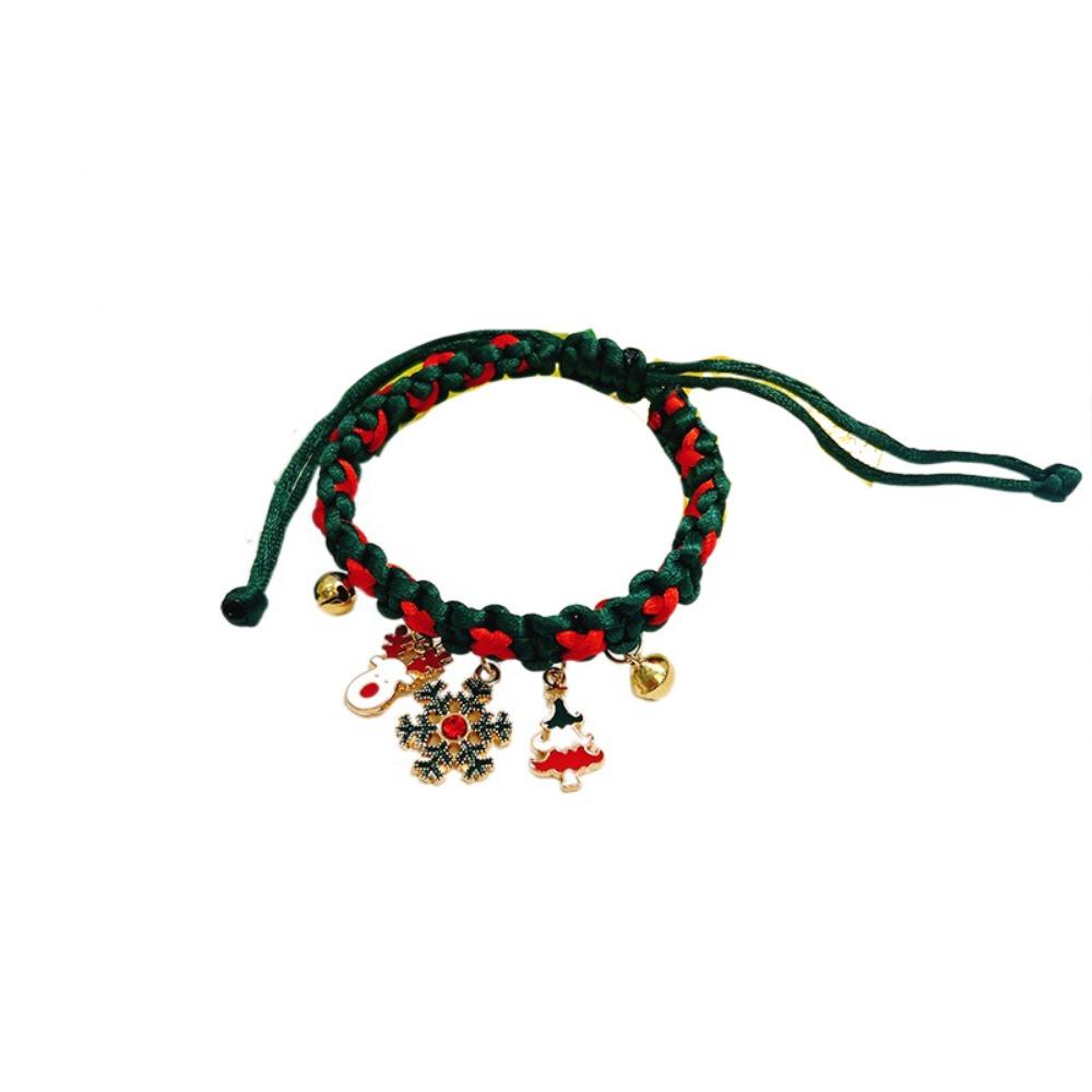 Creative Christmas Pet Collar Adjustable Cat Neck Strap Pet Necklace  Small Medium Pets