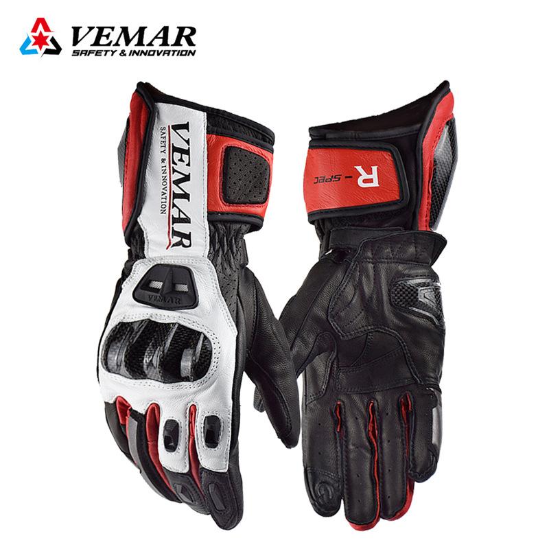 

Винтажные кожаные перчатки, мотоциклетные перчатки из углеродного волокна, защита от падения и ветра, перчатки для сенсорного экрана, длинный стиль