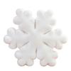 White Cartoon Snowflake Plush Girl Office Nap Pillow Cushion Decoration Doll