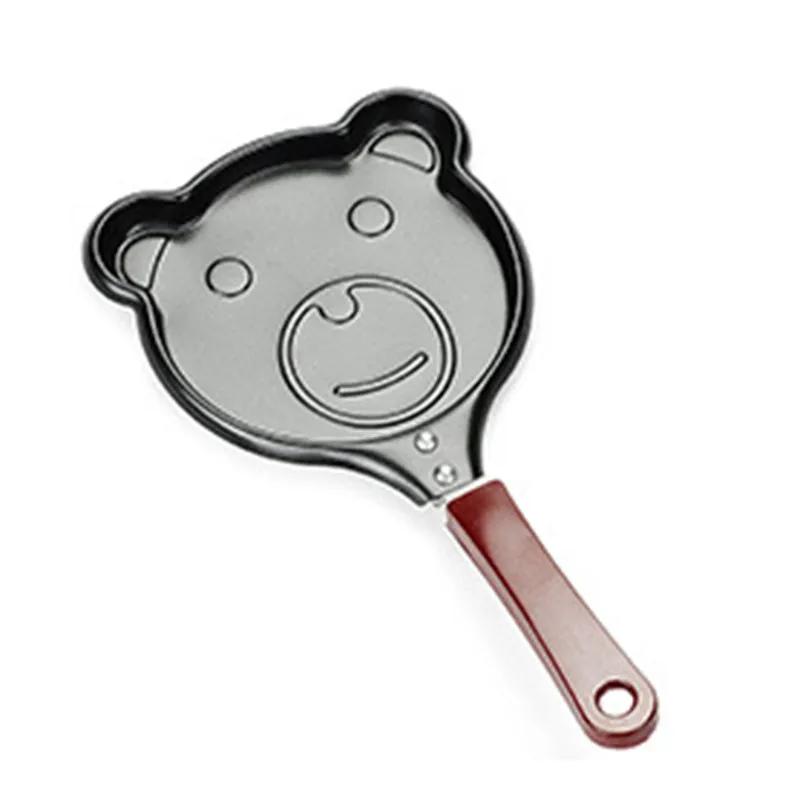 Cartoon Mini Frying Pan Flat Bottomed Pan Creative Non Stick Pan Household Breakfast Pan Animal Shaped Heart-Shaped Frying Pan YLE475