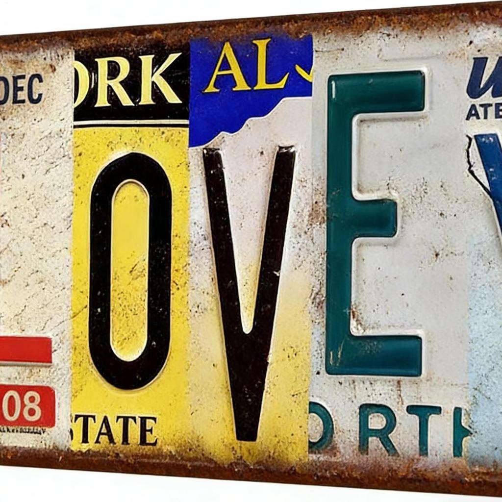 Love You More Wanddekoration Vintage Metallornament Industrielles Love You More Bar Schild für Wohnung Wohnzimmer Schlafzimmer Küche