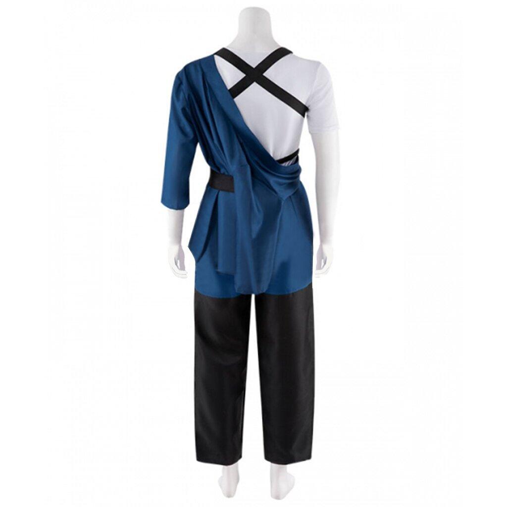 Anime Unisex Cosplay Costume Shinmon Benimaru Cosplay Costume Kimono Halloween Uniform Blue Suits For Adult