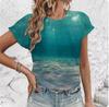 New Fashion Trend Crew Neck T-shirt 2024 Summer Casual Sports Comfortable Short-sleeved Top High Quality Simple Women