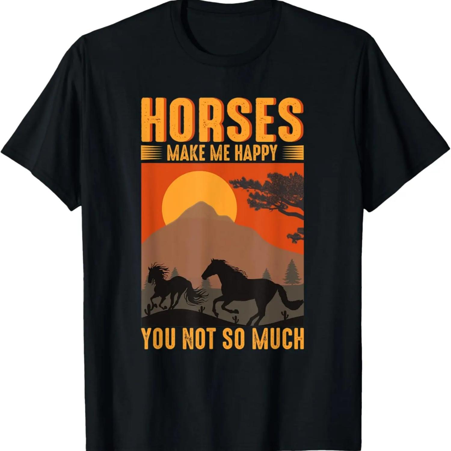 Always Be Yourself Unless You Can Be A Mustang Horse Funny T-Shirt XXXXXL чёрный