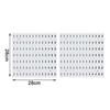 Wall Shelf Pegboard Display Diy Pegboard Kit Hole Board For Wall Panels Home Decor Hanging Shelf Decoration