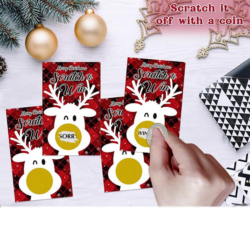 Christmas Cards, Christmas Party Games, 36-piece Set, Christmas Scratch Cards Are Suitable For Christmas Party Games.