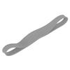 Hair Cutting Guide Curved Soft Silicone Neckline Trimming Template for DIY Home Haircuts Grey