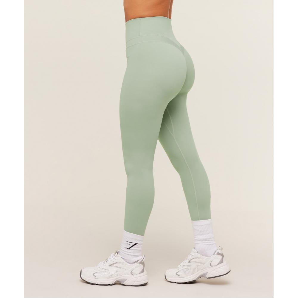 Gymshark Whitney Short Leggings Haze Green B6b6m Edc3