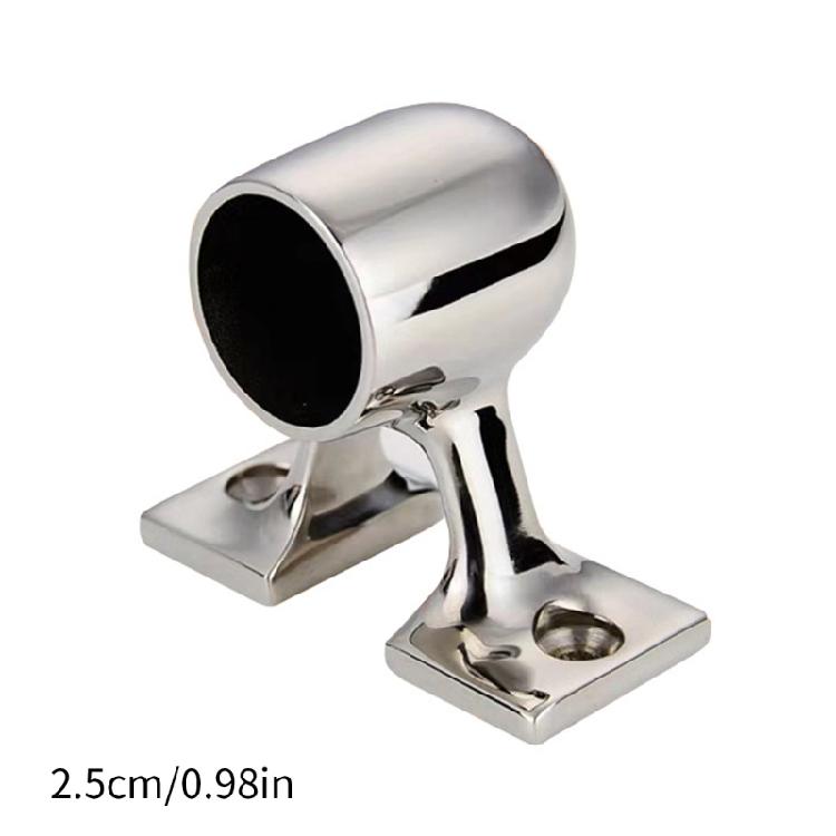 Upgraded Leg Rest Stainless Steel Rail Bracket with 25mm Inner Diameter for Boat
