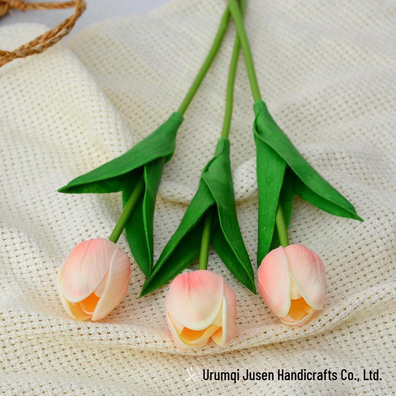 Tulip Artificial Flowers for Home Decor and Wedding Bouquets