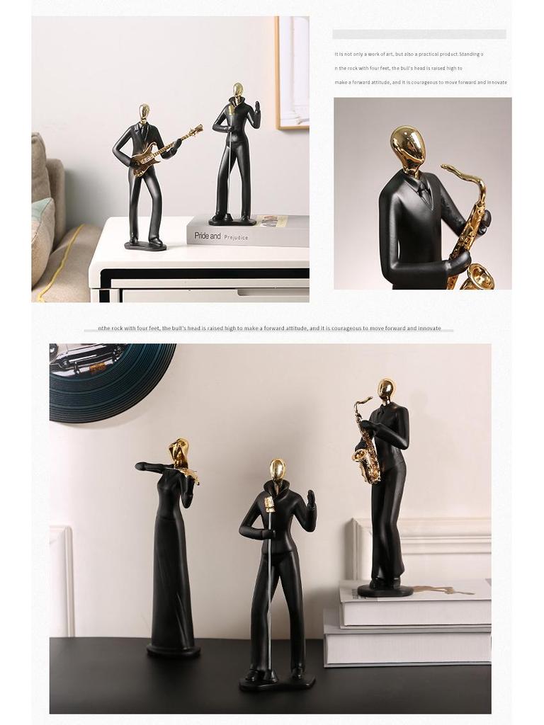 Elegant Figure Ornament: Light Luxury and Personality for Entrance, TV Cabinet, Wine Cabinet, or Study Decor