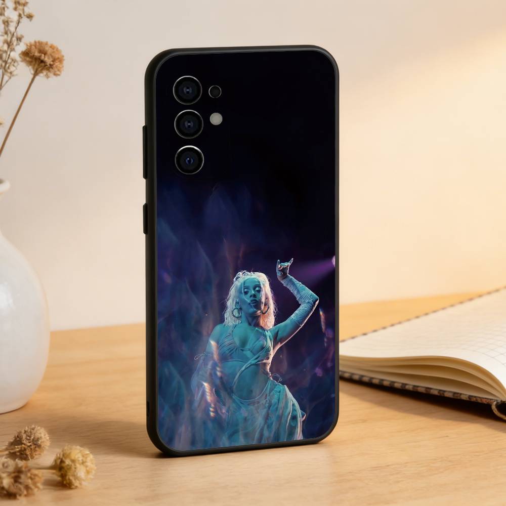 Doja Cat Singer Phone Case For Samsung S25,S24,S21,S22,S23,S30,Ultra,S20,Plus,Fe,Soft Silicone Black Cover