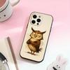 Cute Owl  Phone Case For iPhone 17,16,15,14,13,12,11 Plus,Pro,Max,XS Silicone Soft Cover