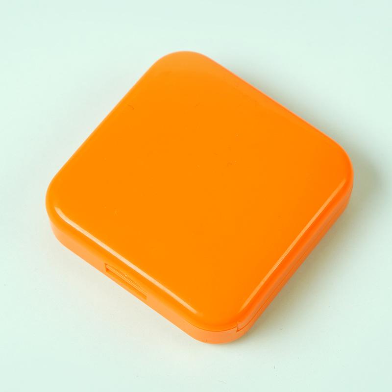 Mini Portable AM PM Pill Organizer Daily 2 Times Pill Case Travel Pill Box 2 Compartment Easy Open Vitamin Container for Pills