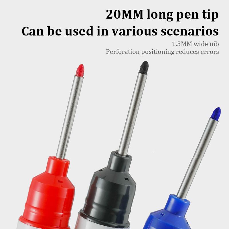 32Mm Langkopf-Markierungsstifte Große Kapazität Tief Wasserdicht Vierfarbmarker