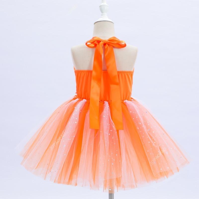 Niedliches Fuchs Halloween Cosplay Kleid für Mädchen Kinder Geburtstagsparty Tutu Kleid Outfits Kinder Karnevalskostüm Kleinkind Mädchen Kleidung