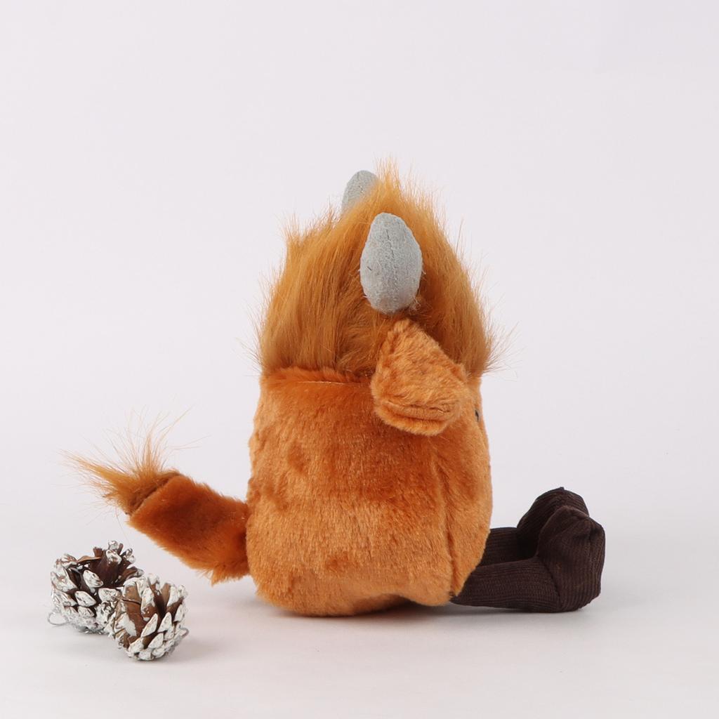 Highland Cattle Playful Highland Cattle Plush Toy With Smiling Calf Decoration